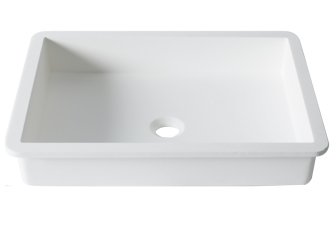Porcelanosa BASIC Basic B817 - 50x35 cm: Solid Surface Wastafels  
